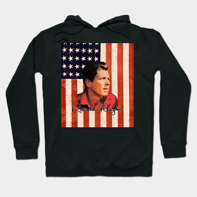 Ronald Reagan Hoodie by CANJ72